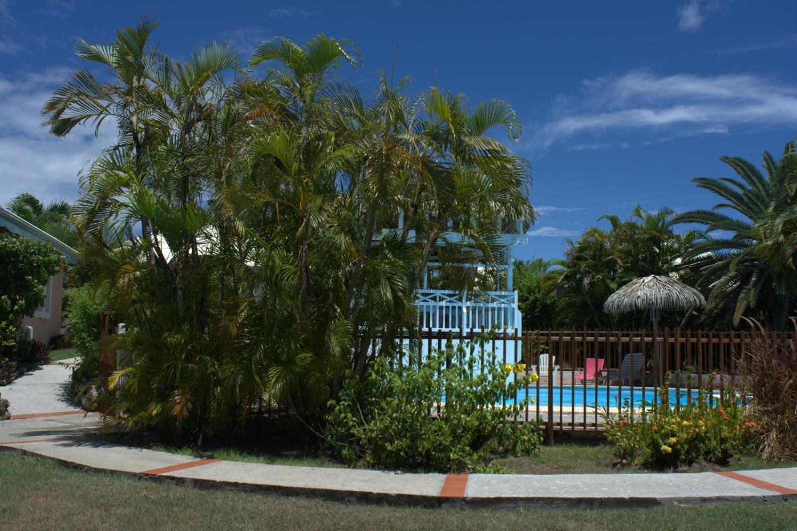 Bungalow La Papaye Bleue Residence Acces Piscine & Plage Сен-Франсуа Экстерьер фото