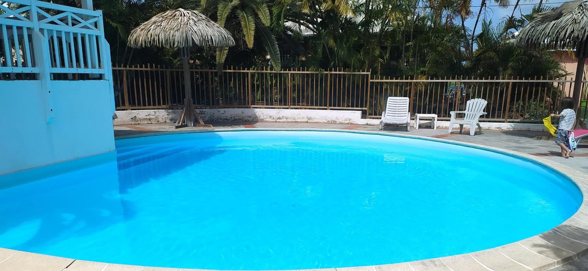 Bungalow La Papaye Bleue Residence Acces Piscine & Plage Сен-Франсуа Экстерьер фото